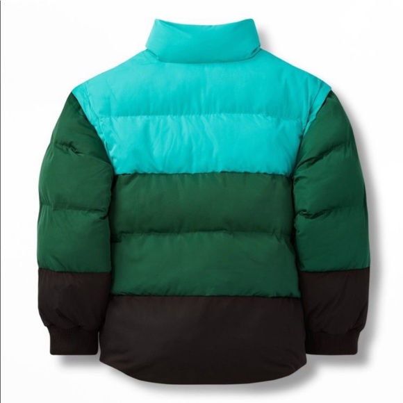 XL LEGO X Target Youth Color Block Puffer Jacket Coat New NWT Green &… - Picture 2 of 13